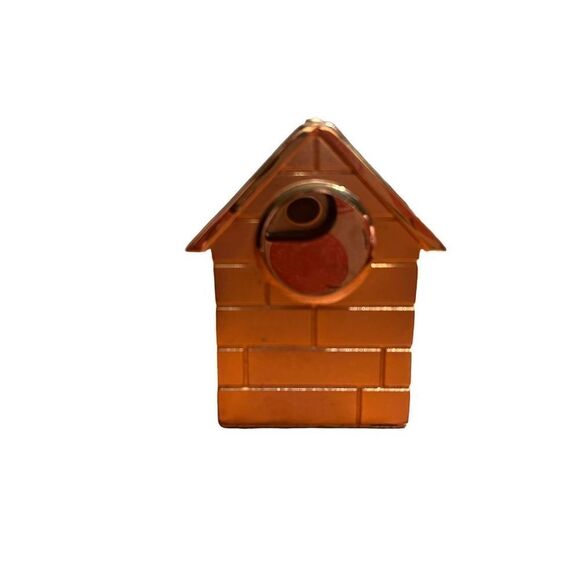 Elgin Quartz Miniature Dog House Clock - Not Tested - Picture 2 of 4